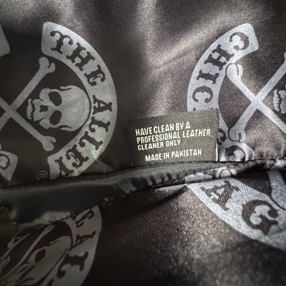 The Alley Chicago Women’s Leather Motorcycle Jacket Size Small‎ - Picture 8 of 9